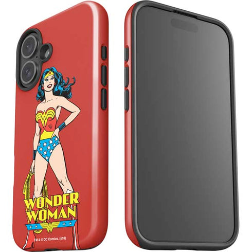 DC Comics Wonder Woman Portrait iPhone 16 Plus Impact Case